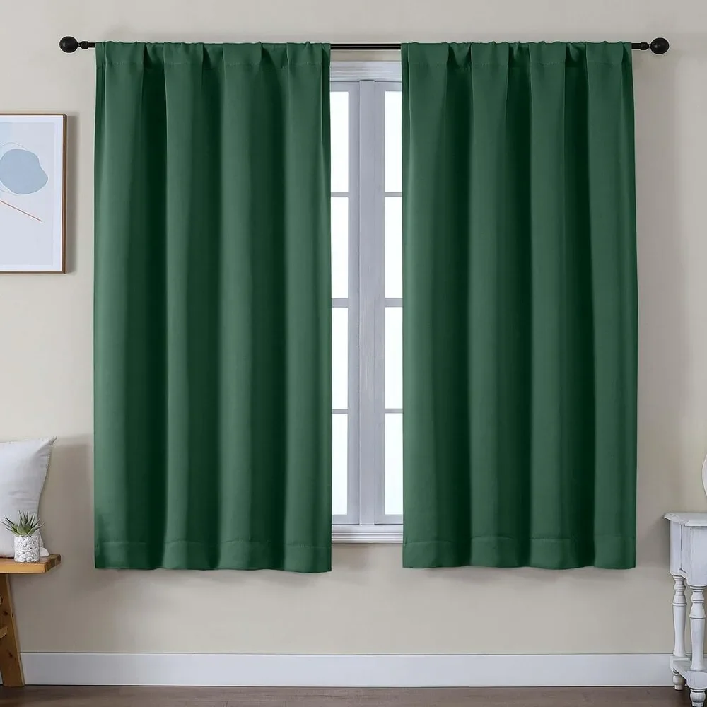 Set of 2 Curtain Panels, W50 x L63